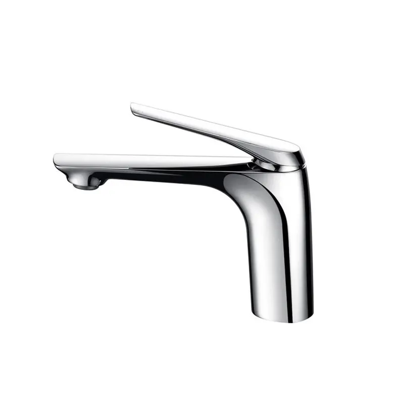 AU - Chrome Basin Mixer Tap Short