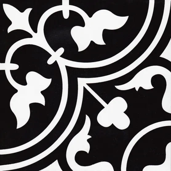 KEYS FLEUR BLACK MATT 200X200