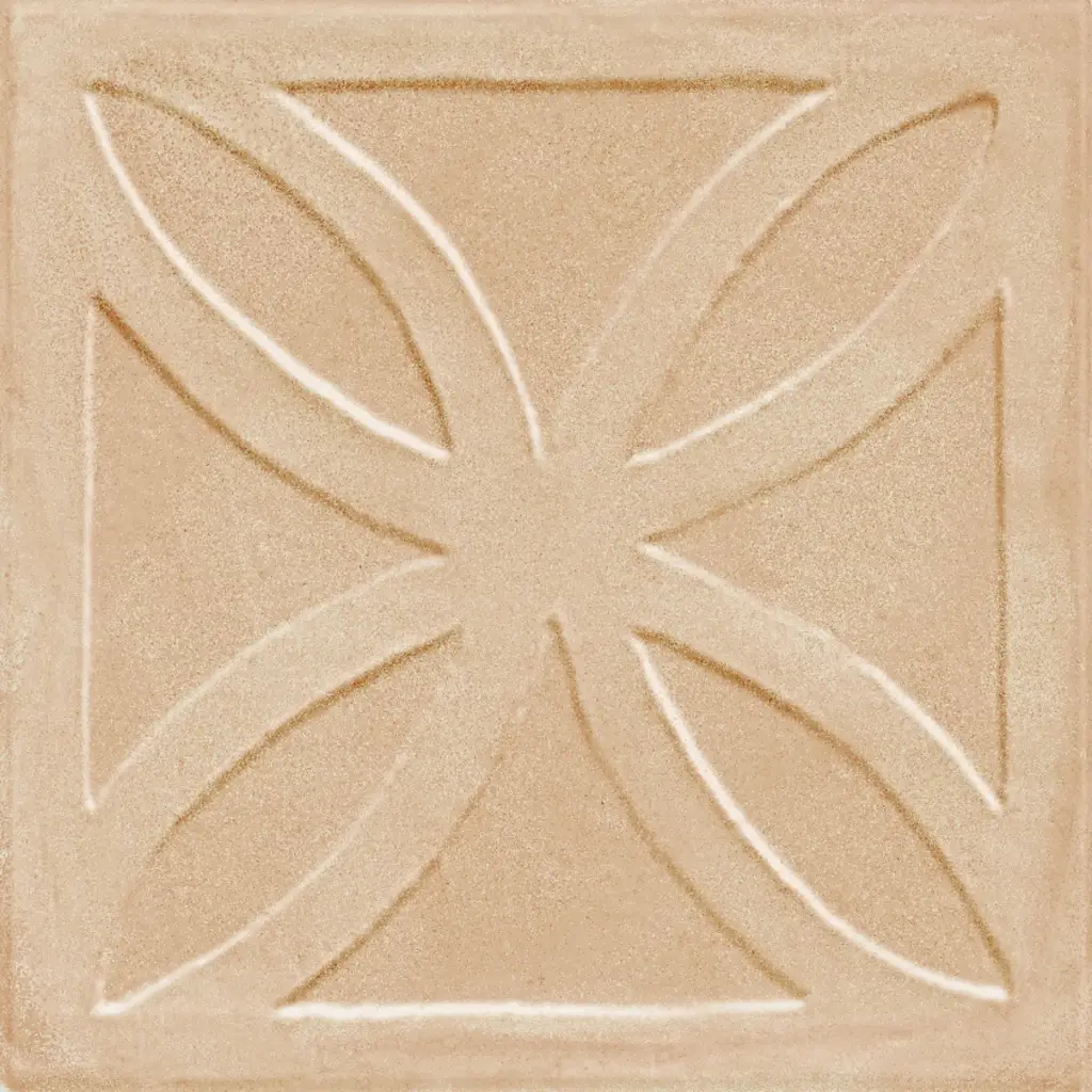 AMURI BISCOTTO BEIGE 3D MATT DECOR 200X200