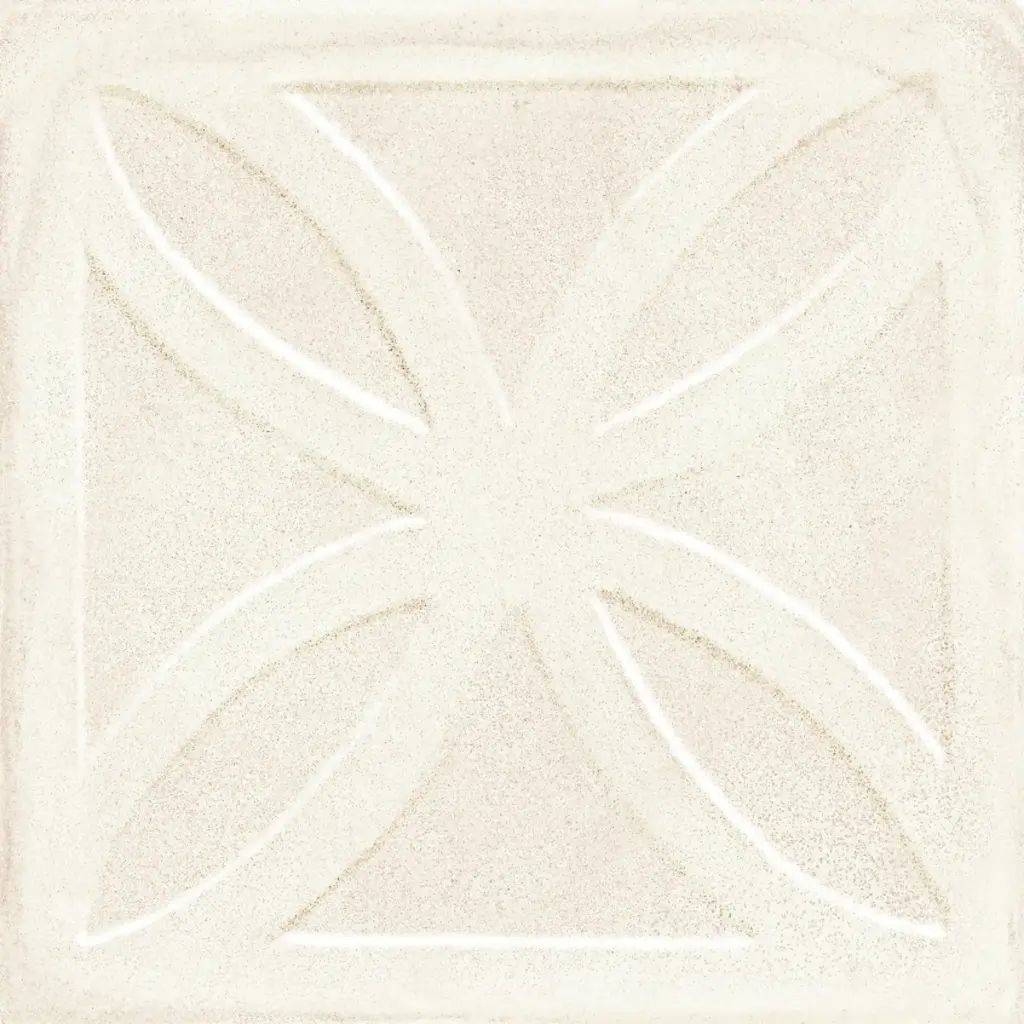 AMURI AVORIO WHITE 3D MATT DECOR 200X200 