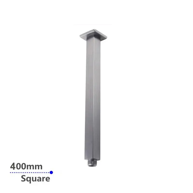 400mm Brushed Nickel Ceiling Shower Arm 