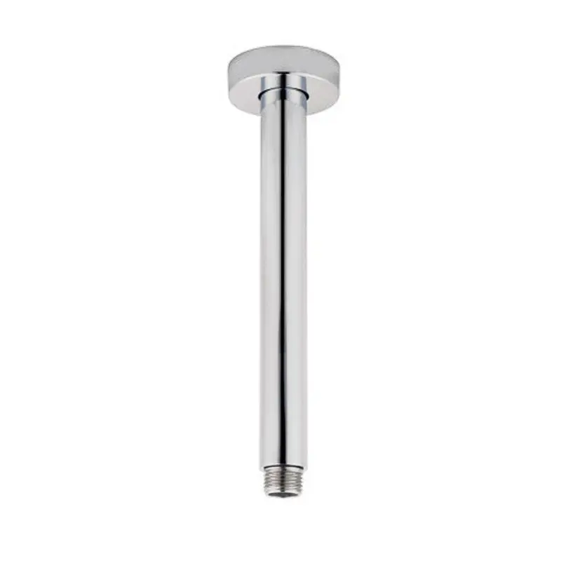 Round Chrome Ceiling Shower Arm 200mm