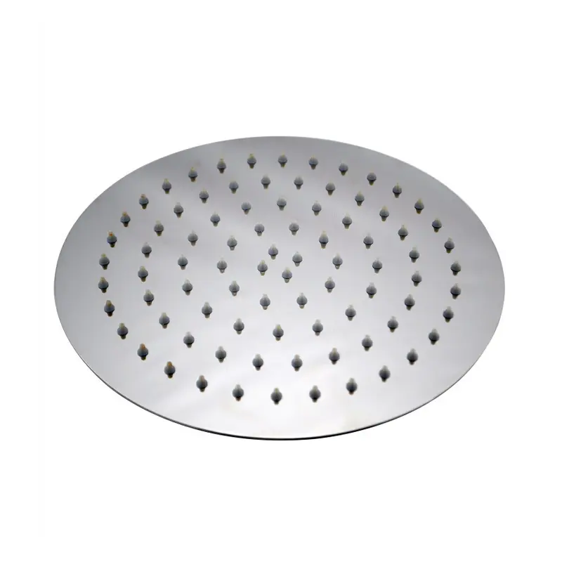 Super-slim Round Chrome Rainfall Shower Head 250mm