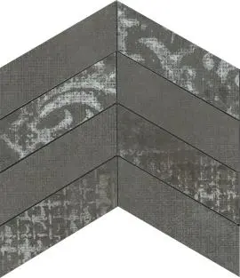 CAPUCIINO NETWORK CHEVRON TAUPE FLOOR TILES 60x170mm