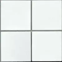 COTTO RTB PLAIN GLOSS WHITE MOSAIC TILES 97x97mm