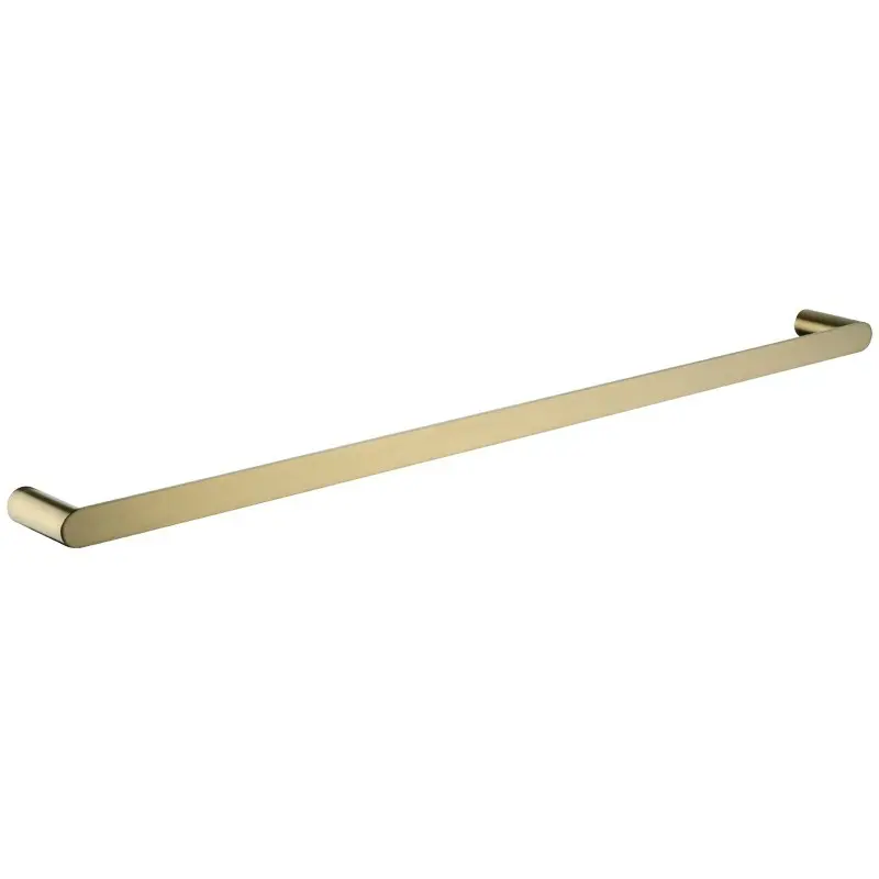 RUSHY - 800mm Brushed Brass Single Towel Rail 