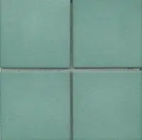 COTTO SPK SPECKLED TEXTURED DARK MINT GREEN SHADED MOSAIC TILES 97x97mm