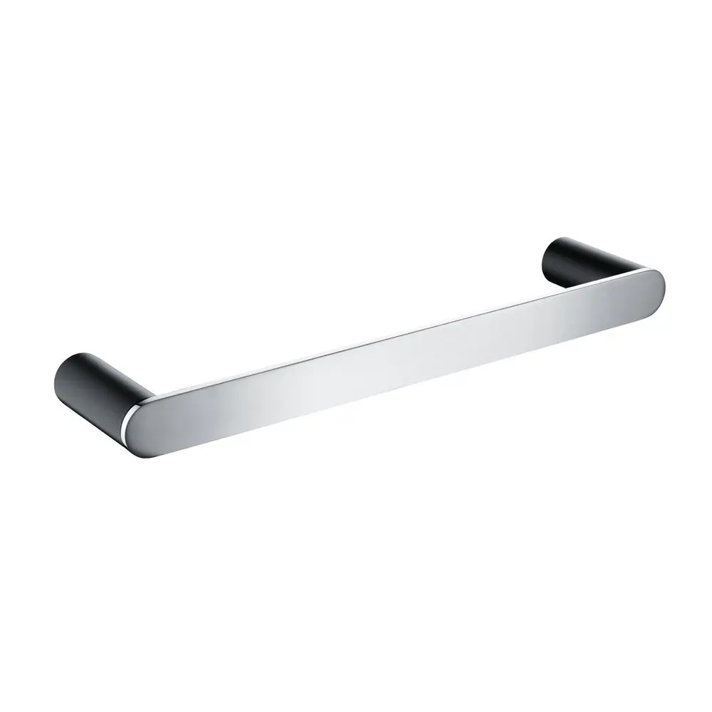 RUSHY - Black & Chrome Hand Towel Bar