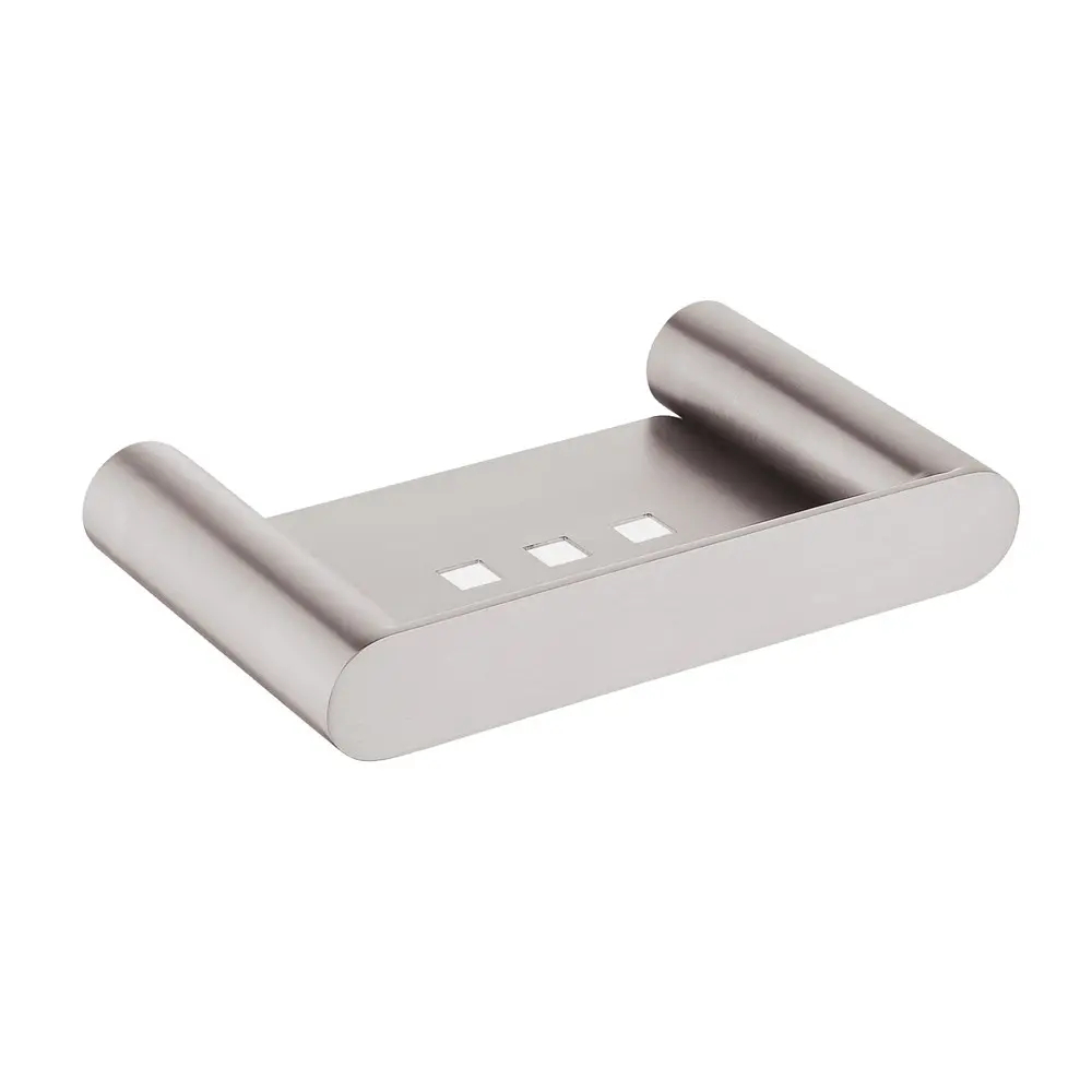 RUSHY - Brushed Nickel Soap Dish Holder
