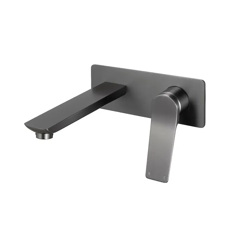 RUSHY - Brushed Gunmetal Spout Mixer 