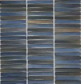 GIANNINO BAMBOO MARINE OPAL MOSAIC TILES 12x92mm