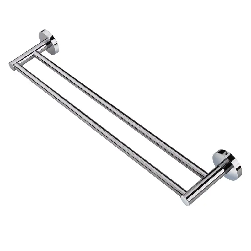 LUCID PIN - Chrome Cuttable Double Towel Rail 