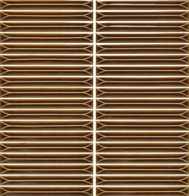 TMS UKIBORI GP TERRACOTTA GLOSS MOSAIC TILES 15x145mm