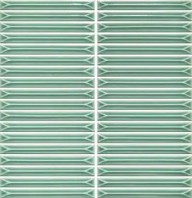 TMS UKIBORI GP MINT GLOSS MOSAIC TILES 15x145mm
