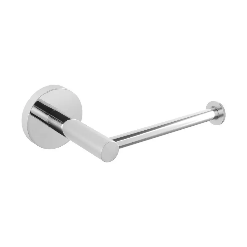 LUCID PIN - Chrome Round Stainless-Steel Toilet Paper Holder