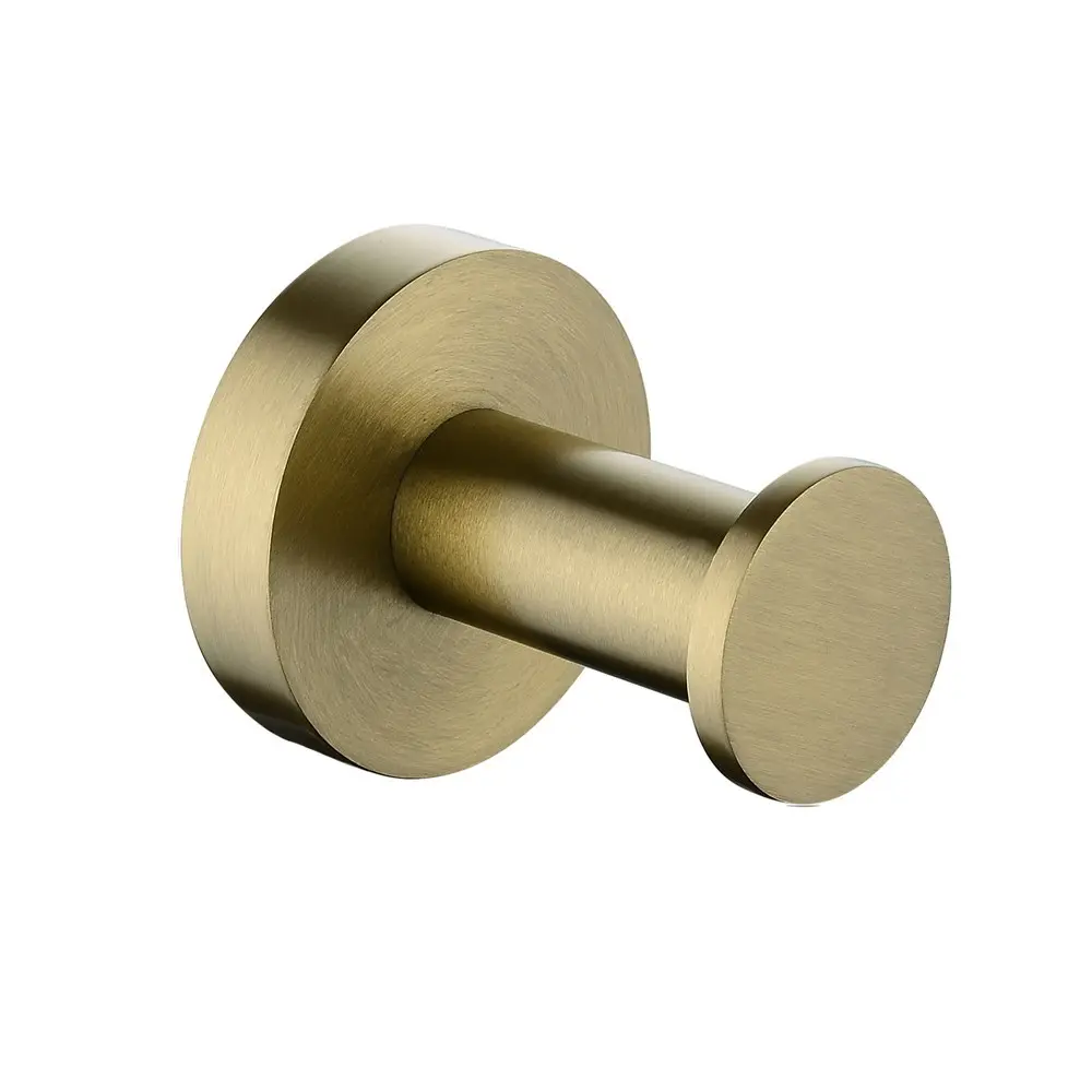LUCID PIN - Brushed Brass Robe Hook 