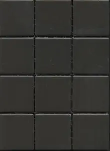 COTTO PALATINO CHARCOAL MOSAIC TILES 48X48mm