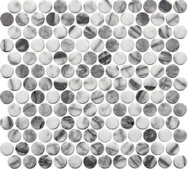 TMS ARTEMIS PENNY ROUND NEW YORK STONE MOSAIC TILES 23x23mm