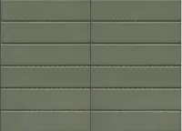 SW MSS MOCHA GLOSS RECT MOSAIC TILES 45x195mm