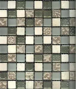 SW LUXOR CREAM MOSAIC TILES 23.5x23.5mm