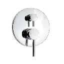 LUCID PIN - Round Chrome Shower/Bath Mixer Diverter