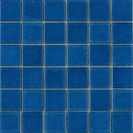 COTTO 2SR1 MSK POOL GLOSS ROYAL BLUE MOSAIC TILES 47x47mm