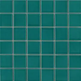 COTTO 2SR1 MSK POOL GLOSS TEAL MOSAIC TILES 47x47mm