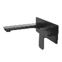 IVANO Matt Black Wall Mixer With Spout
