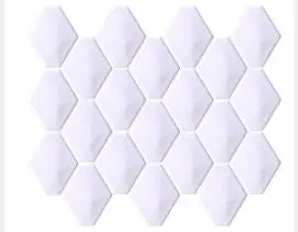 LANKA DIAMONDBACK MATT WHITE CERAMIC MOSAIC WALL TILES