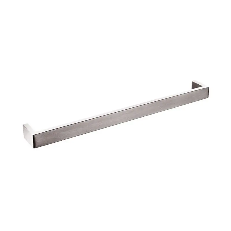 IVANO - 600mm Brushed Nickel Single Towel Rail 
