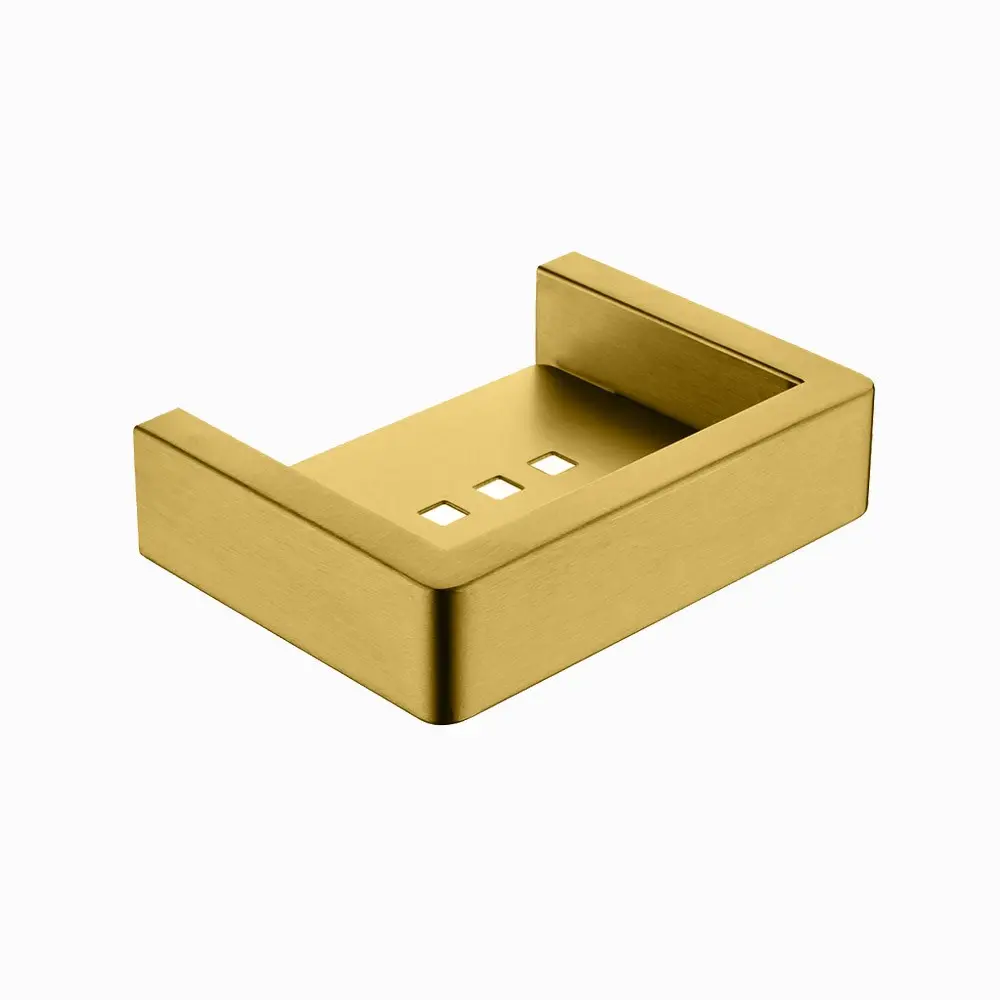 IVANO - Brushed Brass Soap Dish Holder