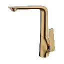 ESPERIA - Brushed Brass Tall Kitchen Mixer Tap