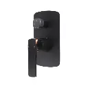 ESPERIA - Black & Rose Gold Wall Mixer With Diverter