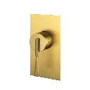 CADDENCE - Brushed Brass Wall Mixer