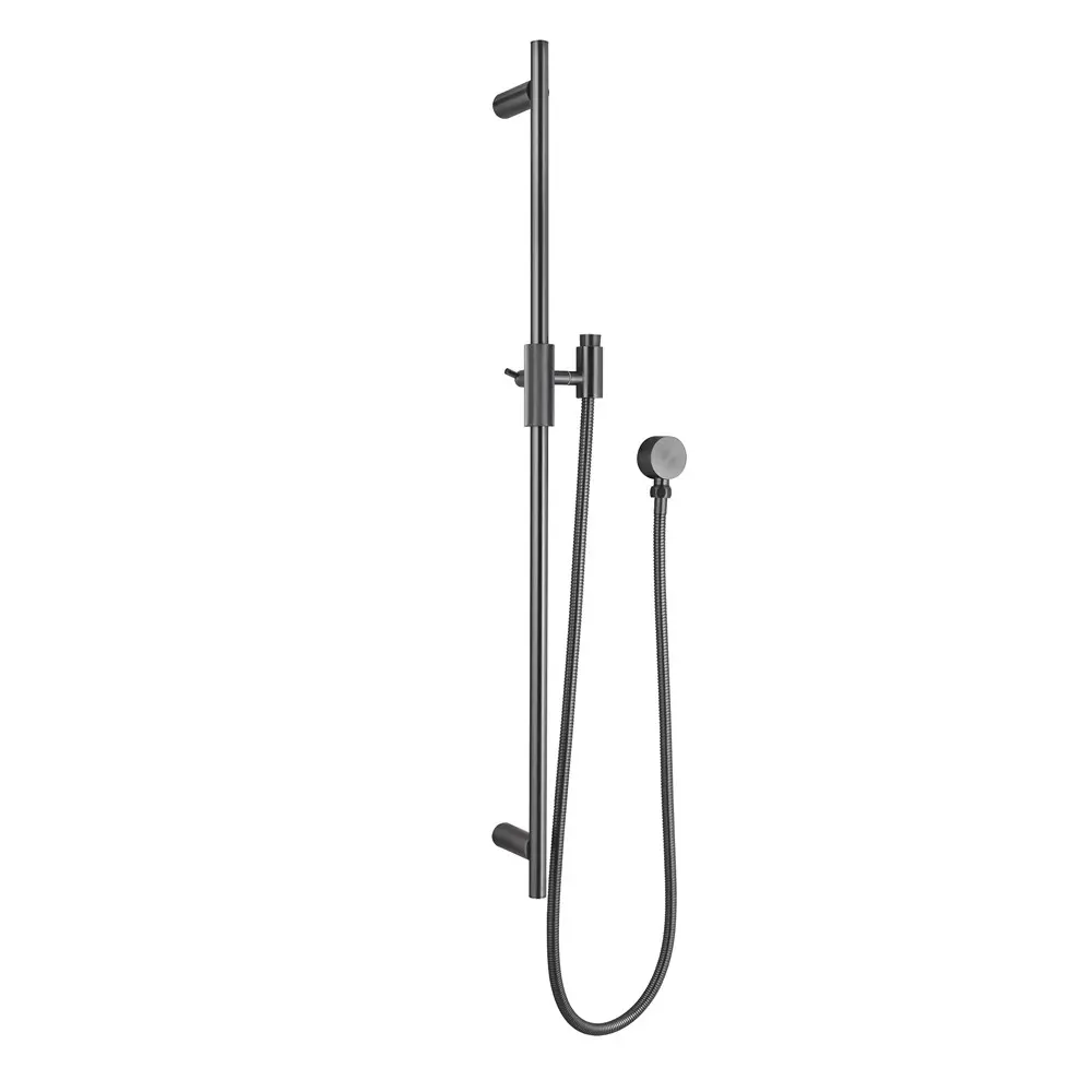 CADDENCE - Brushed Gunmetal Shower Rail without Handheld Shower