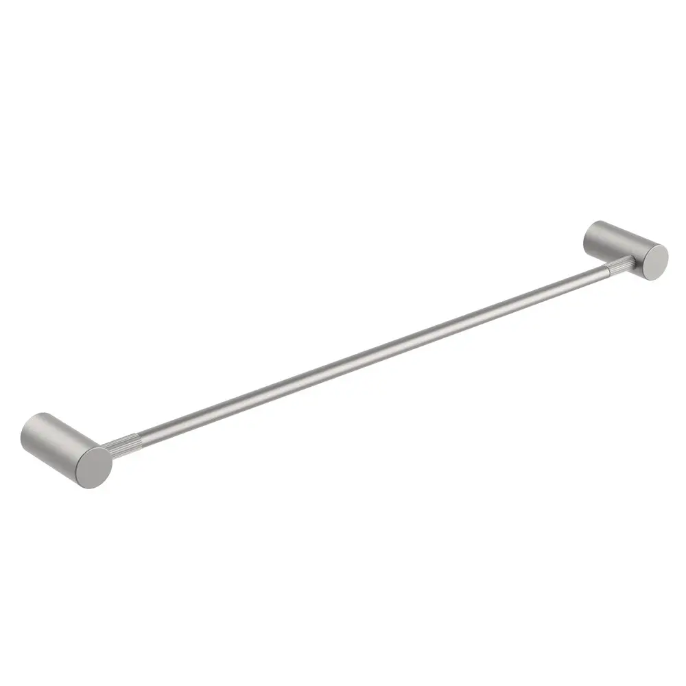 CADDENCE - 600mm Brushed Nickel Single Towel Rail 