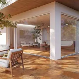 GR ROMAN EXT NON RECT GLZD PORC COTTO FLOOR TILE 40X60.8MM