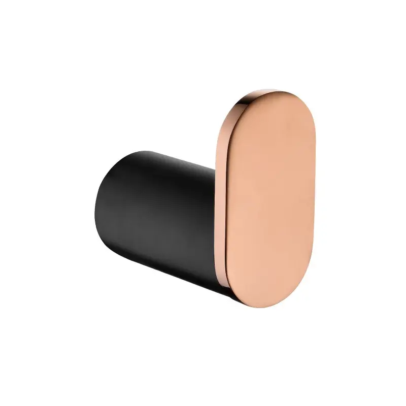 RUSHY - Black & Rose Gold Robe Hook 