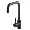 Electroplated Brass Black Swivel Spout Kitchen Mixer Tap