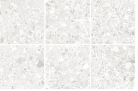 TERRAZZO MATT INSIDE/OUTSIDE SURFACE RECTIFID GLAZED PORCELAIN STONE FLOOR TILES 60x60mm