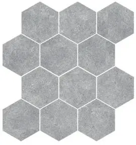 CORDOBA HEXAGON RECTIFIED GLAZED PORCELAIN PEARL MOSAICS FLOOR TILES