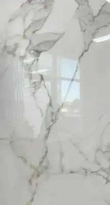 ROMAN RECTIFIED GLOSS SHELBY CARRARA CERAMIC WALL TILES 30x60