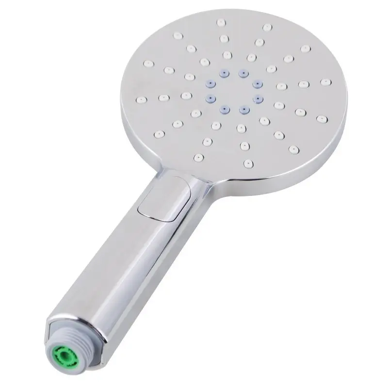 Round Chrome ABS 3 Function Handheld Shower