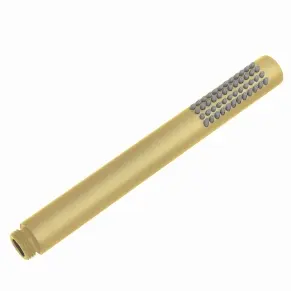 Round Brushed Brass Single Function Handheld Shower Handheld Sprayer Head