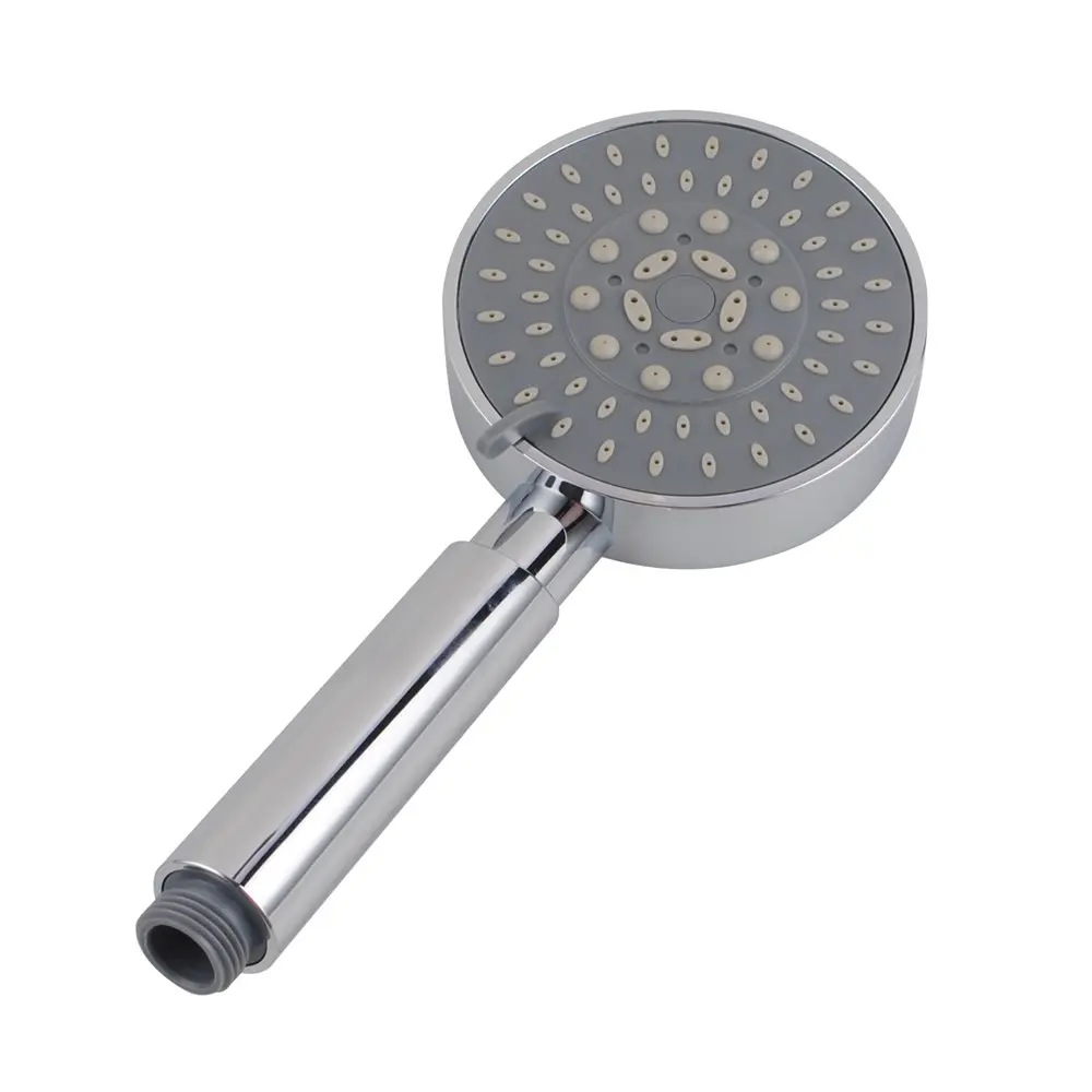 Chrome 5 Function Round Handheld Shower