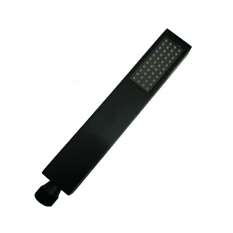 Black Single Function Square Handheld Shower