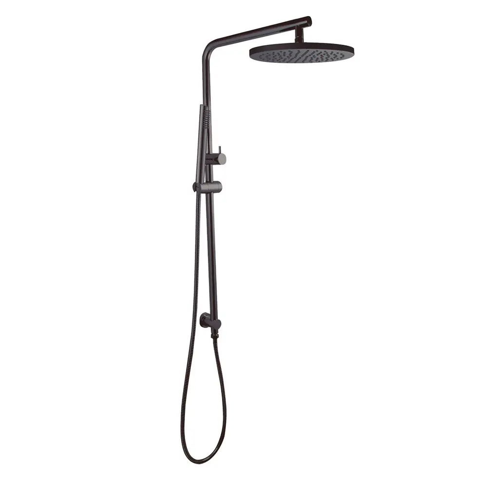 10'' Round Gunmetal Shower Station Top Water Inlet