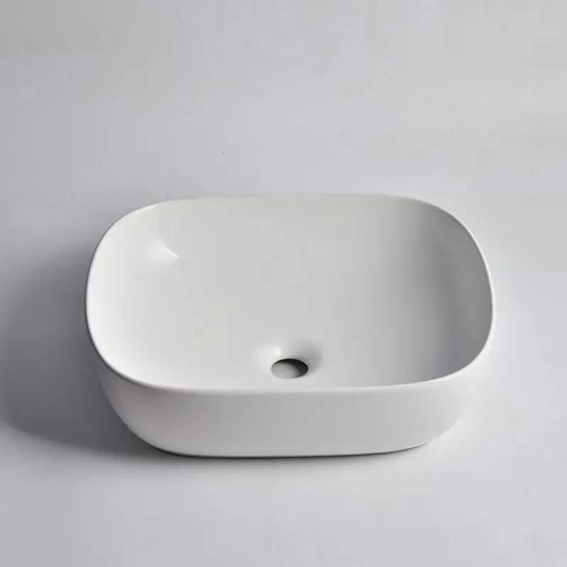 480x395x145mm Matte White Above Counter Basin 