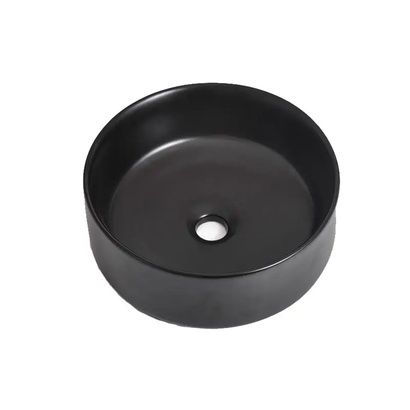 360x355x120mm Matte Black Above Counter Basin 