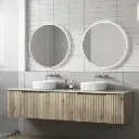 Calder Wall Hung 1800mm - Flat Stone Top, Alpine 